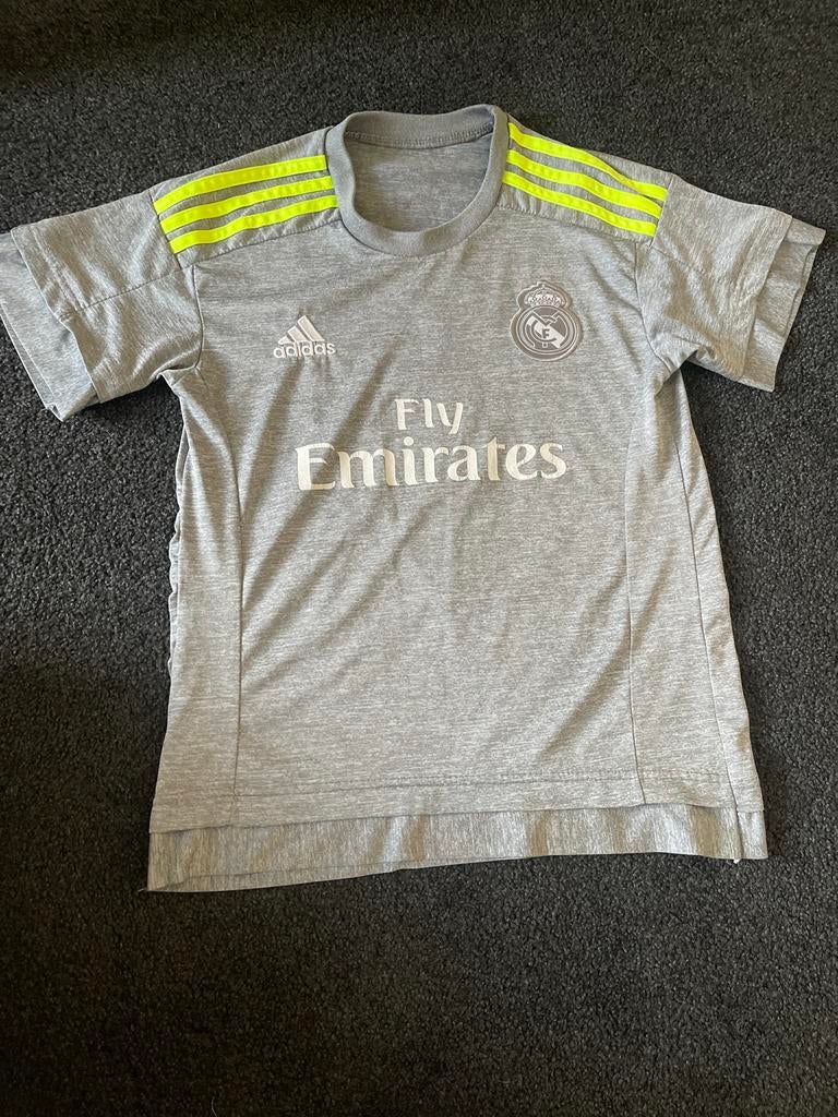 Real Madrid Ronaldo Shirt - Grijs/Geel, Ophalen, Zo goed als nieuw, Buitenlandse clubs, Shirt
