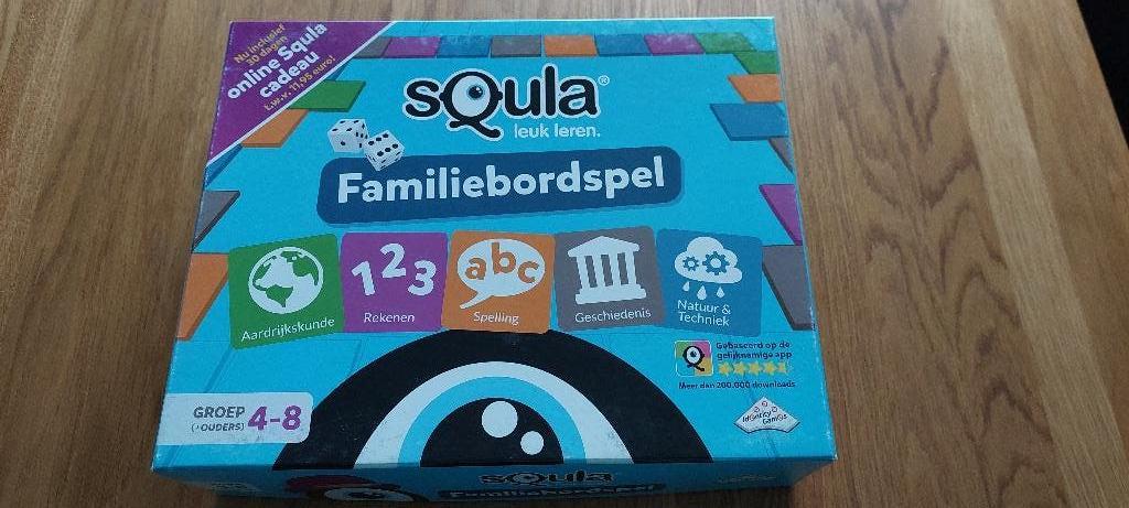 Bordspel Squla, Drie of vier spelers, Ophalen, Zo goed als nieuw, Identity Games
