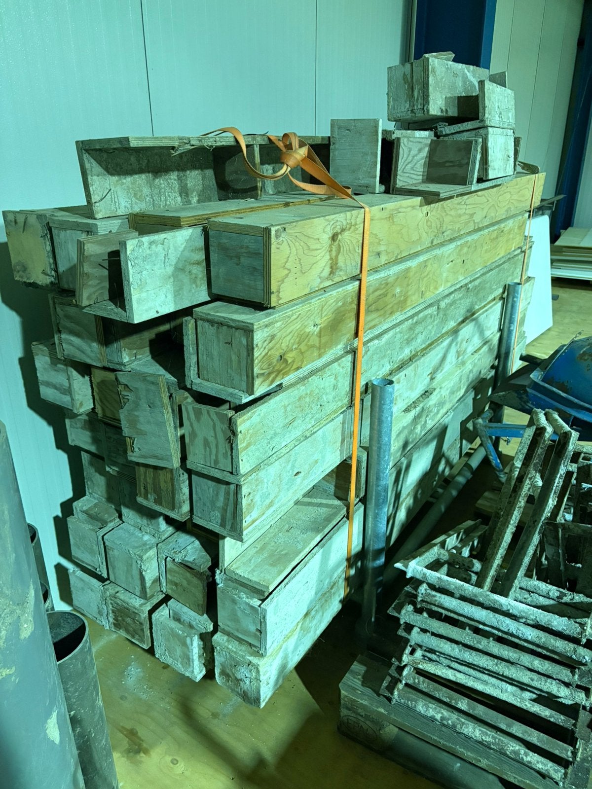 Bekisting sponningen 150/150/2440 mm 55 stuks, Ophalen, Gebruikt, Minder dan 180 cm, Palen
