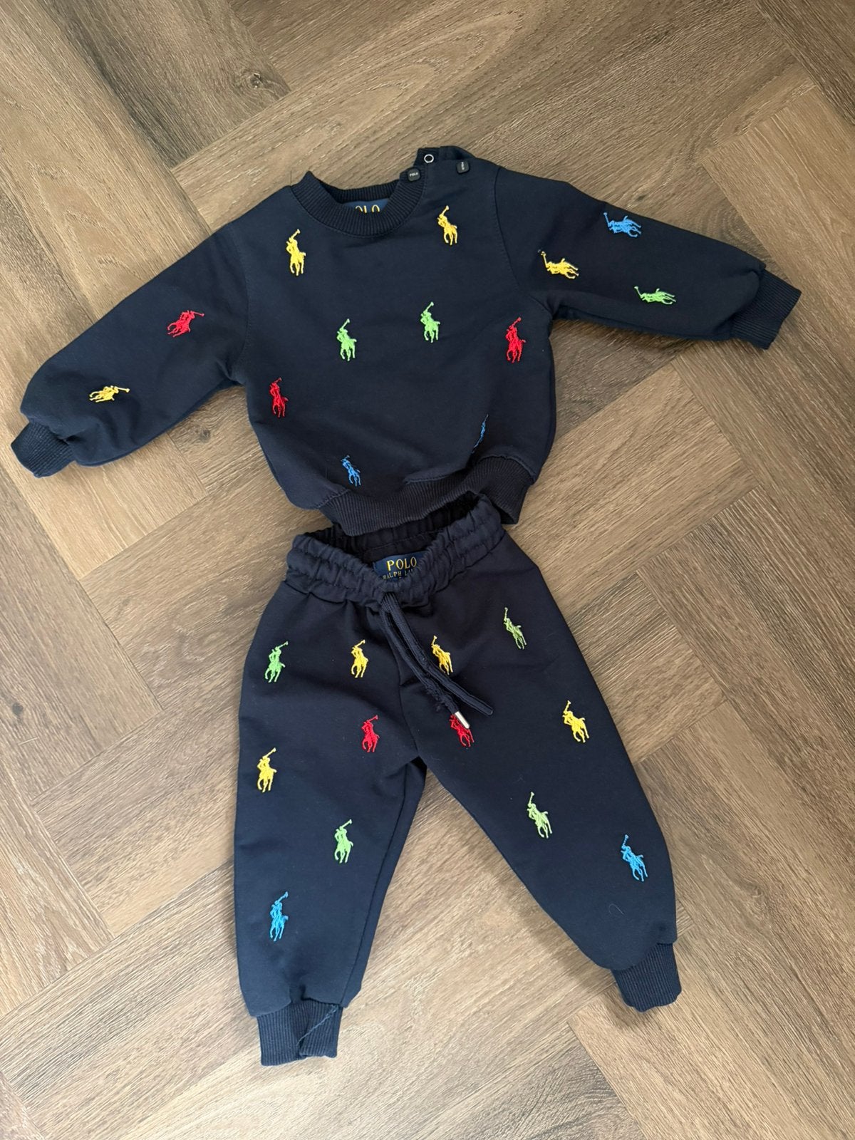 Ralph lauren joggingset maat 68, Verzenden, Gebruikt, Jongetje of Meisje, Setje