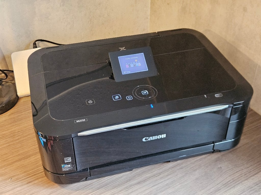 Canon Pixma MG6150 All-in-One, Draadloos, Kleur printen, Gebruikt, Inkjetprinter