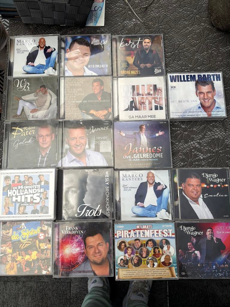 Grote collectie Nederlandse muziek CD's (18 stuks), Ophalen of Verzenden, Gebruikt