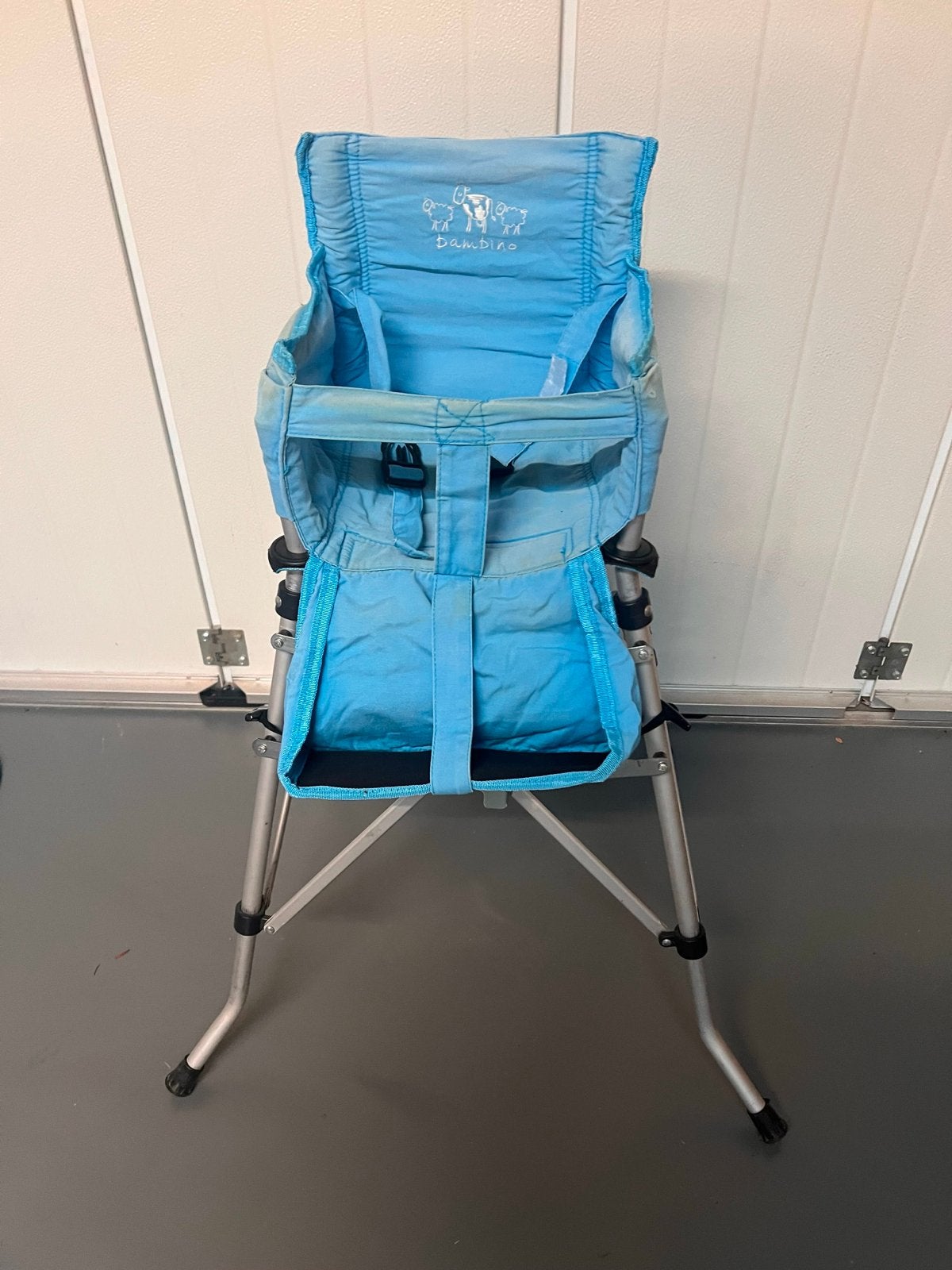Bambino Inklapbare Kinderstoel - Blauw, Kinderen en Baby's, Ophalen, Gebruikt, Inklapstoel, Gordel(s)