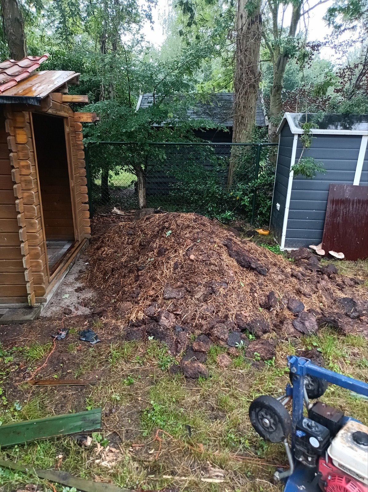 Geitenmest gratis, Ophalen, Compost