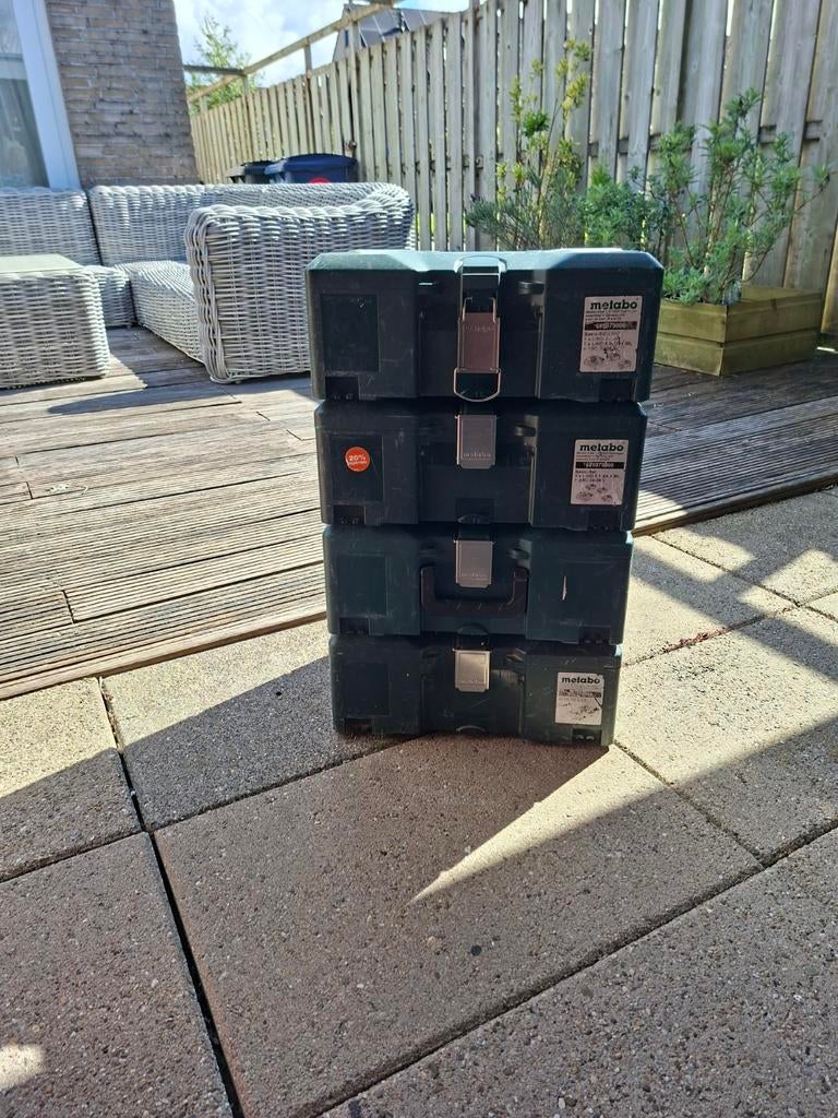 Metabo gereedschapskoffers, 4 stuks, Ophalen of Verzenden