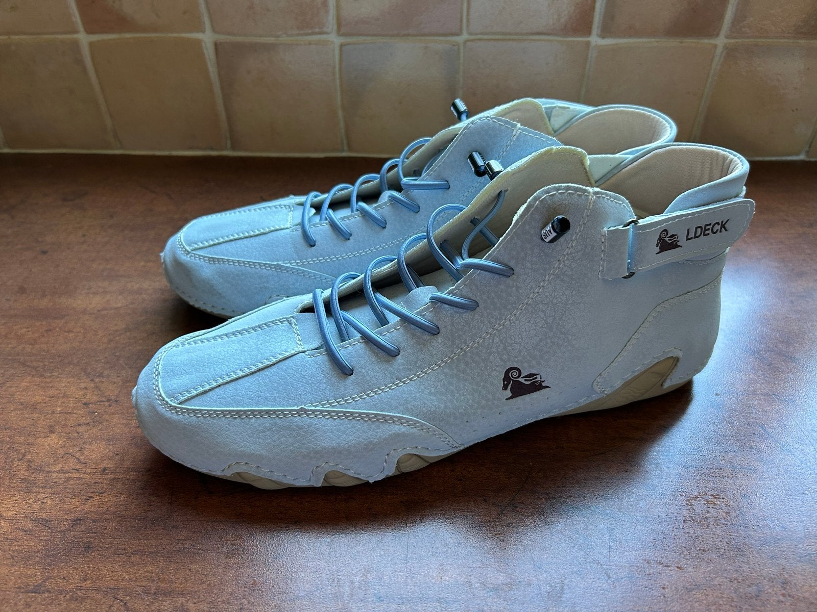 LDECK Barefoot Schoenen - Lichtblauw - Maat 45, Ophalen of Verzenden, Zo goed als nieuw, Blauw, Sneakers of Gympen
