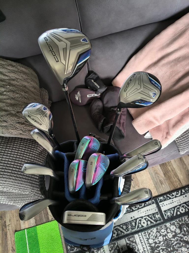 Linkshandige golf set Cobra Fly xl, Sport en Fitness, Golf, Ophalen, Zo goed als nieuw, Set, Overige merken