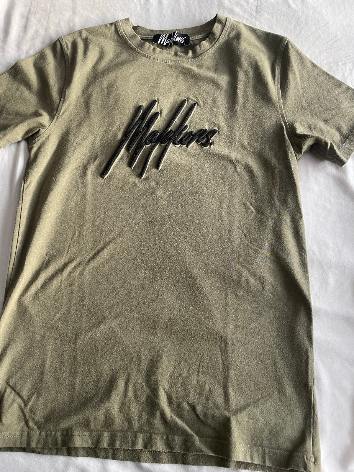 Malelions T-shirt maat S, Ophalen, Gedragen, Maat 46 (S) of kleiner, Groen