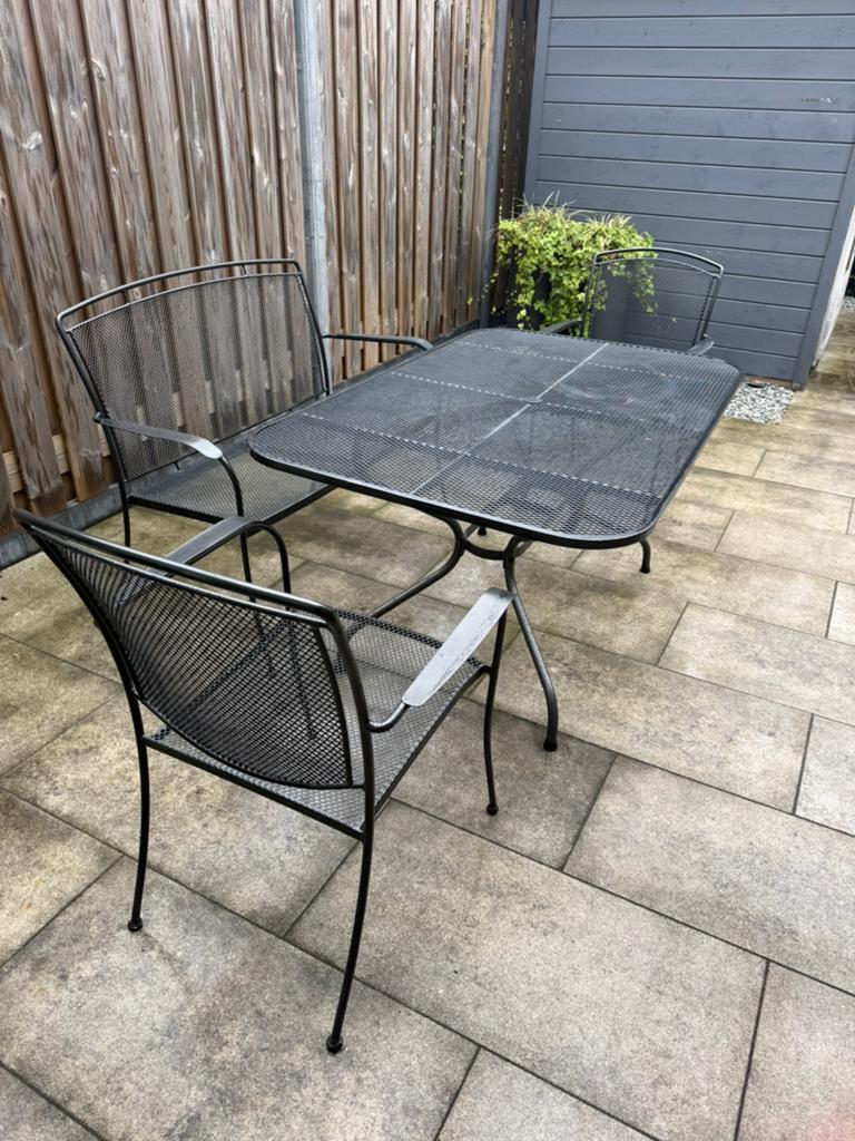 Royal Garden Tuinset met bankje  stoelen incl. kussens, Tuin en Terras, Tuinsets en Loungesets, Ophalen, Gebruikt, Overige materialen