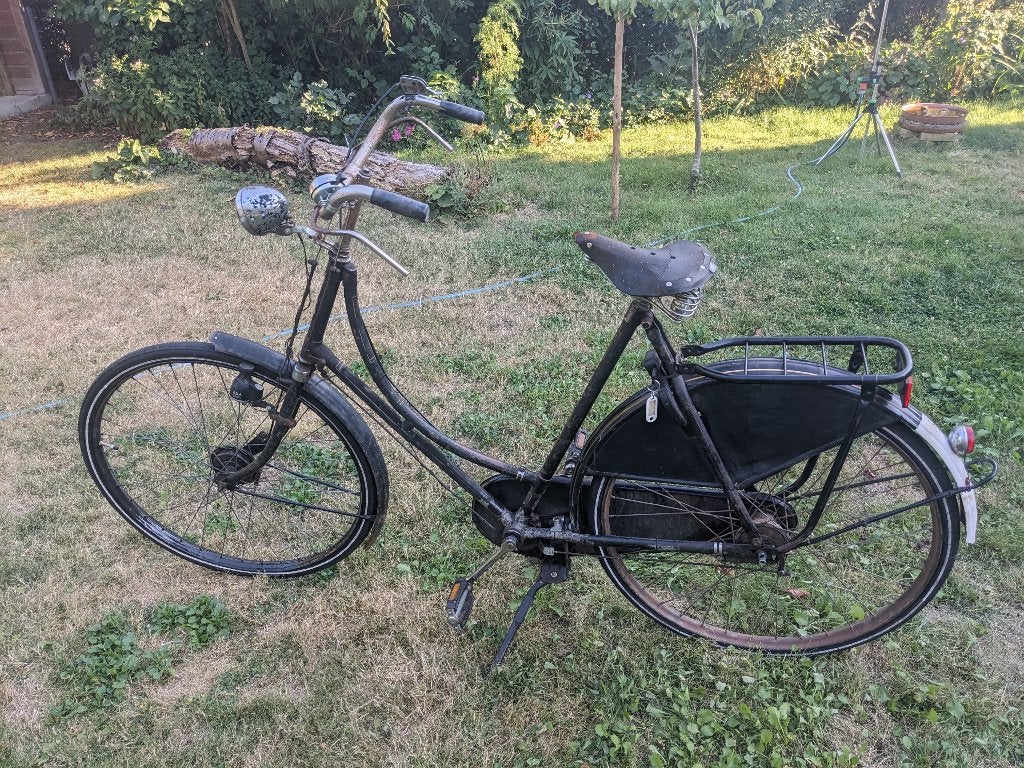 Antieke Oma Fiets Simplex, Gebruikt, Versnellingen, 56 cm of meer, Trommelrem