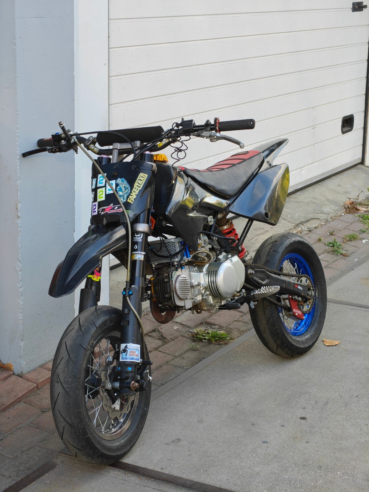 pitbike stomp circuit, Fietsen en Brommers, Ophalen, Gebruikt, ., Pitbike
