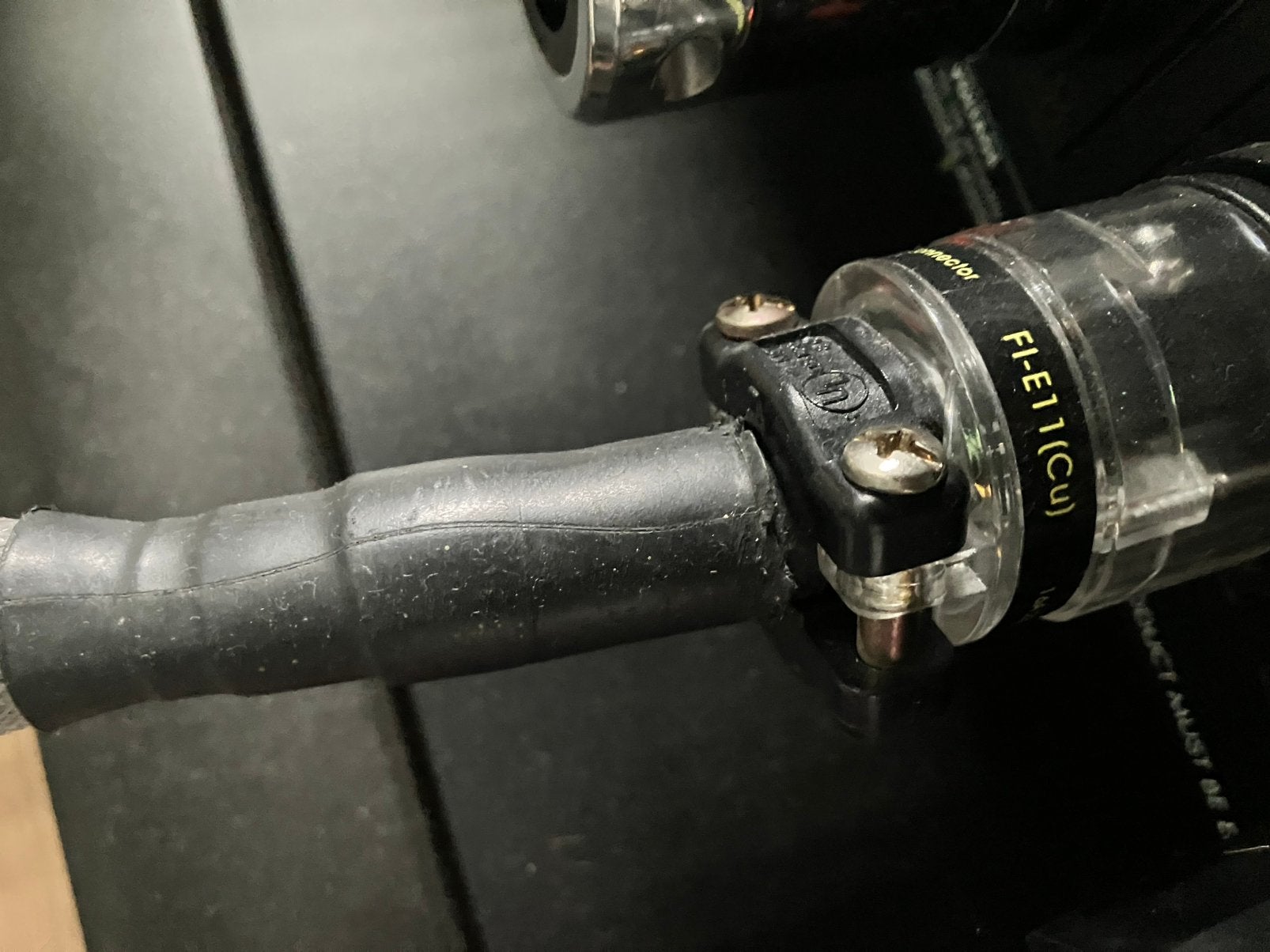 NBS MASTER III POWERCORD 1,80 MTR / FURUTECH CONNECTORS CU, Ophalen of Verzenden, Zo goed als nieuw, Minder dan 2 meter, Overige kabels
