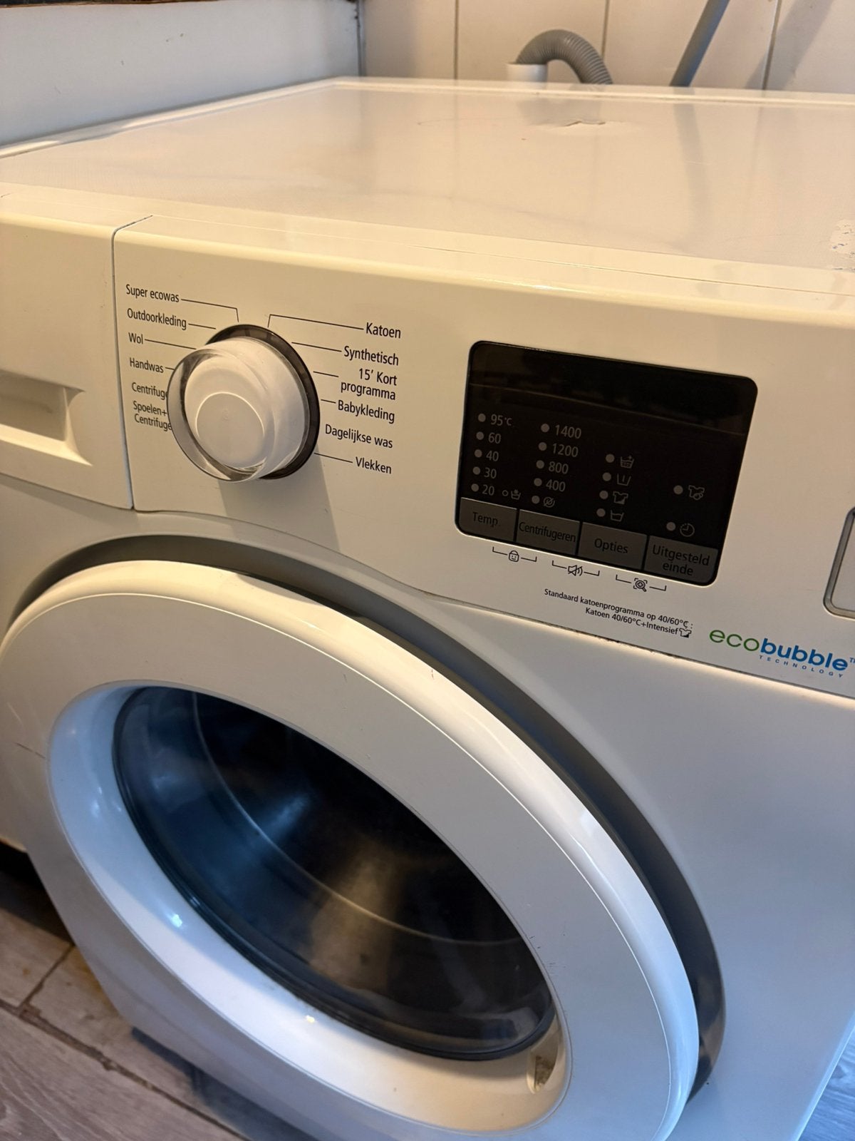Wasmachine Samung 2023, Witgoed en Apparatuur, Ophalen, Zo goed als nieuw, 1200 tot 1600 toeren, 85 tot 90 cm