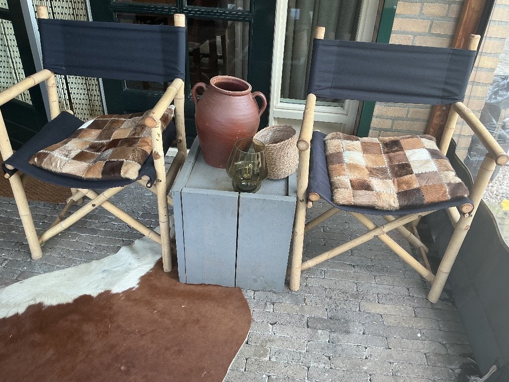 Loungebank, Ophalen, 6 zitplaatsen, Steigerhout, Zo goed als nieuw