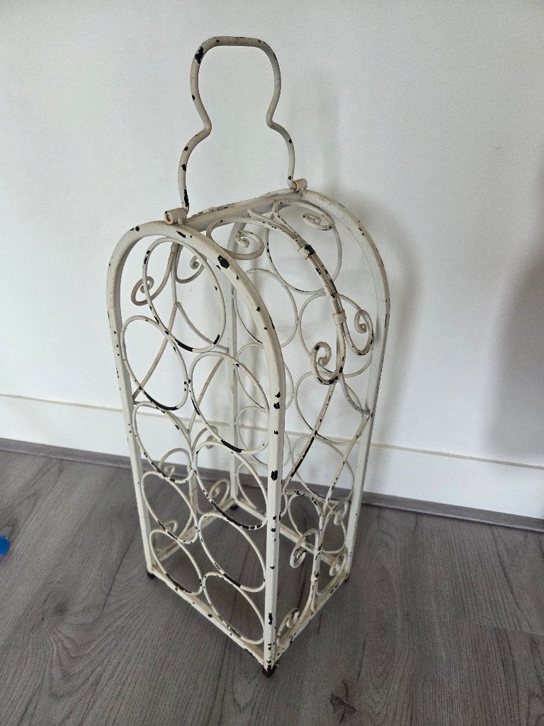 Wijnrek, Huis en Inrichting, Woonaccessoires | Wijnrekken, Ophalen, Gebruikt, Metaal, 5 tot 15 flessen