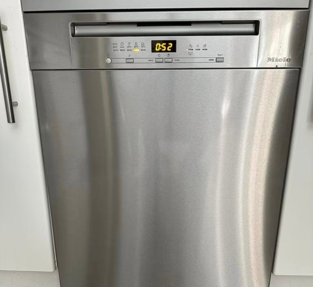 Mooie RVS inbouw MIELE zeer zuinig, erg stil met besteklade, Ophalen, Energieklasse A of zuiniger, Minder dan 85 cm, Minder dan 10 liter