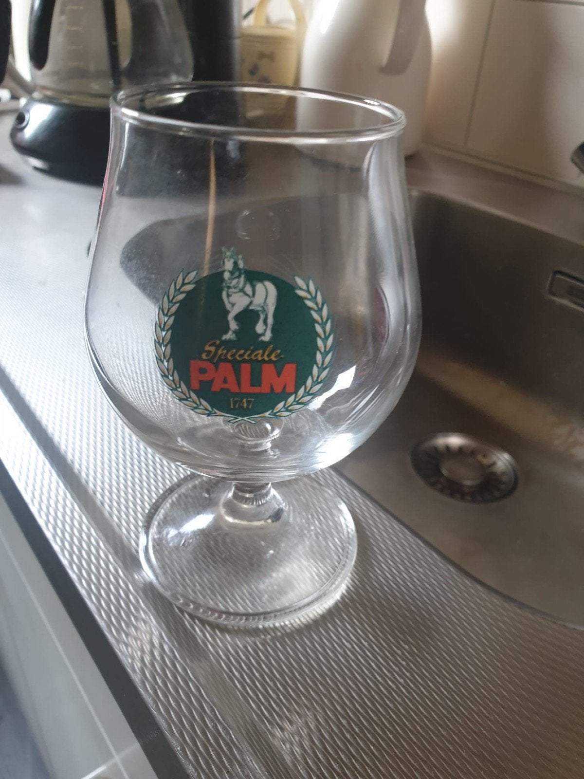 Bierglas palm alleen ophalen, Verzamelen, Biermerken, Ophalen of Verzenden, Zo goed als nieuw, Glas of Glazen, Palm