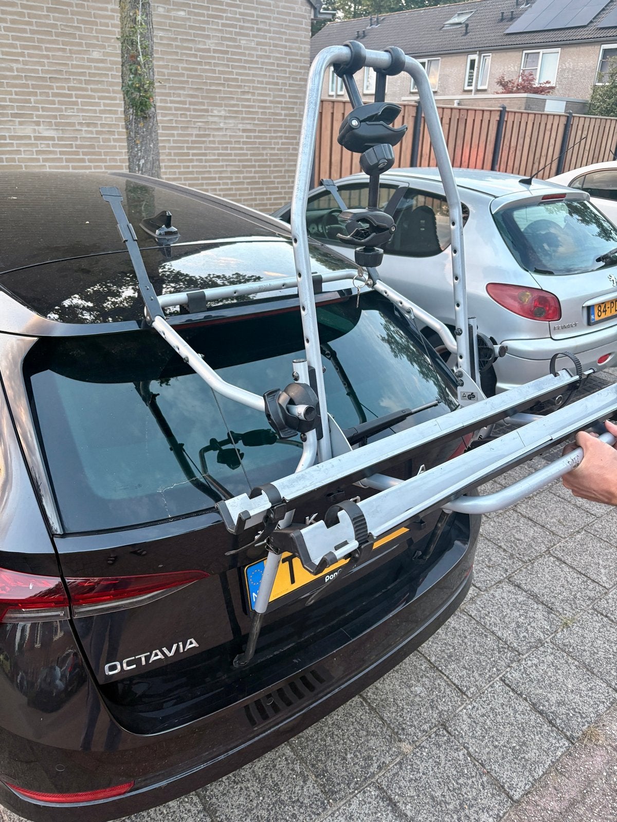 Thule ClipOn 9105 fietsendrager voor 2 fietsen, Ophalen, 2 fietsen, Zo goed als nieuw, Achterklepdrager