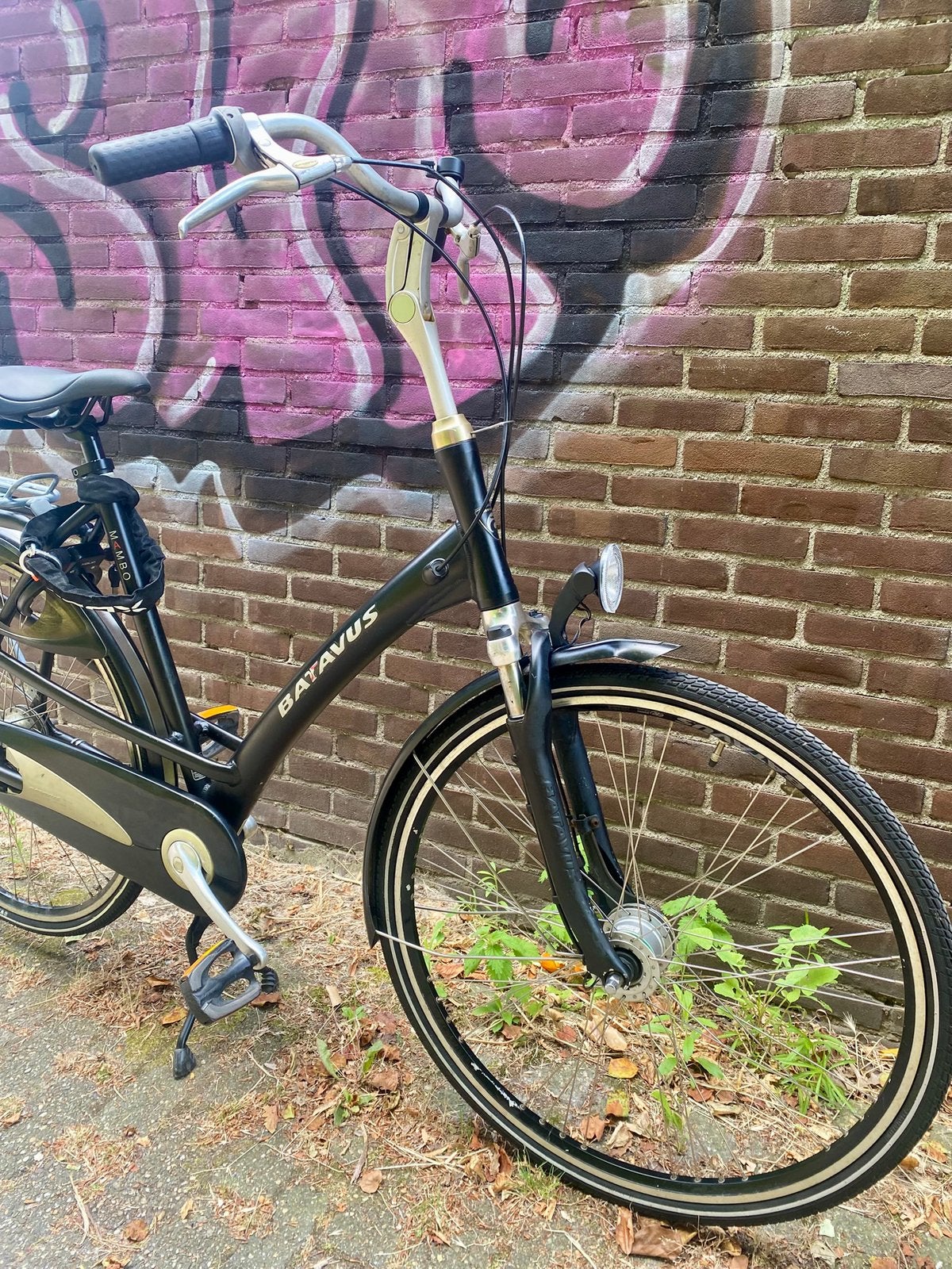 Batavus mambo damesfiets 28” mat zwart. 7V, Ophalen, Versnellingen, Batavus, Trommelrem