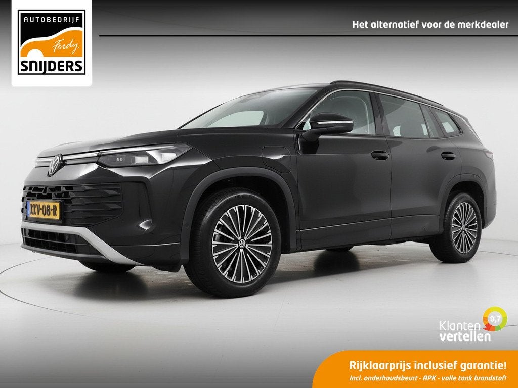 Volkswagen Tayron 1.5 eHybrid Life Edition | APP Connect | T, Auto's, Volkswagen, 12 maanden, 4 cilinders, Leder en Stof, Zwart