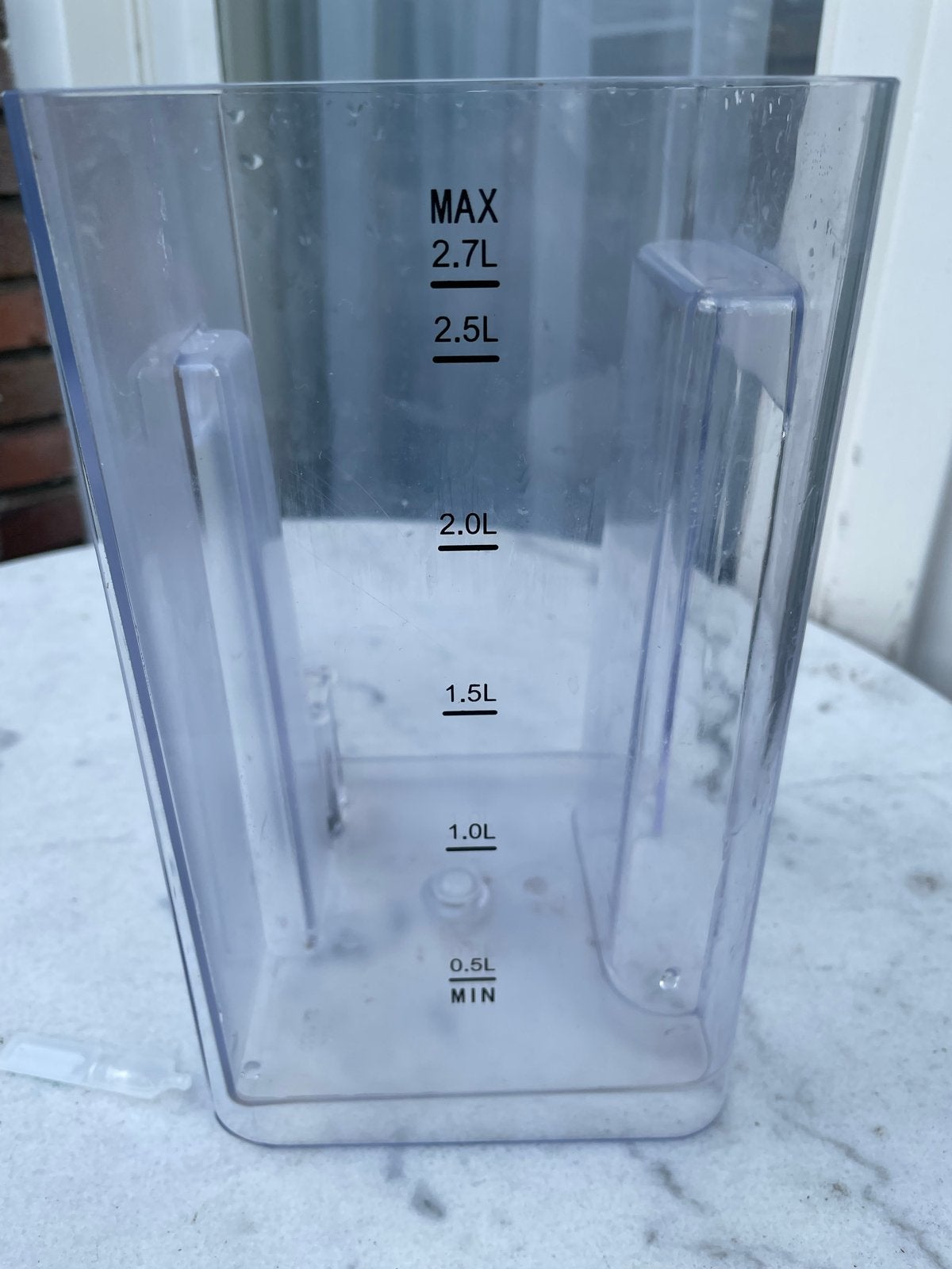 Waterreservoir en lekbak voor MOA water dispenser HW120, Ophalen of Verzenden, Gebruikt, Kunststof