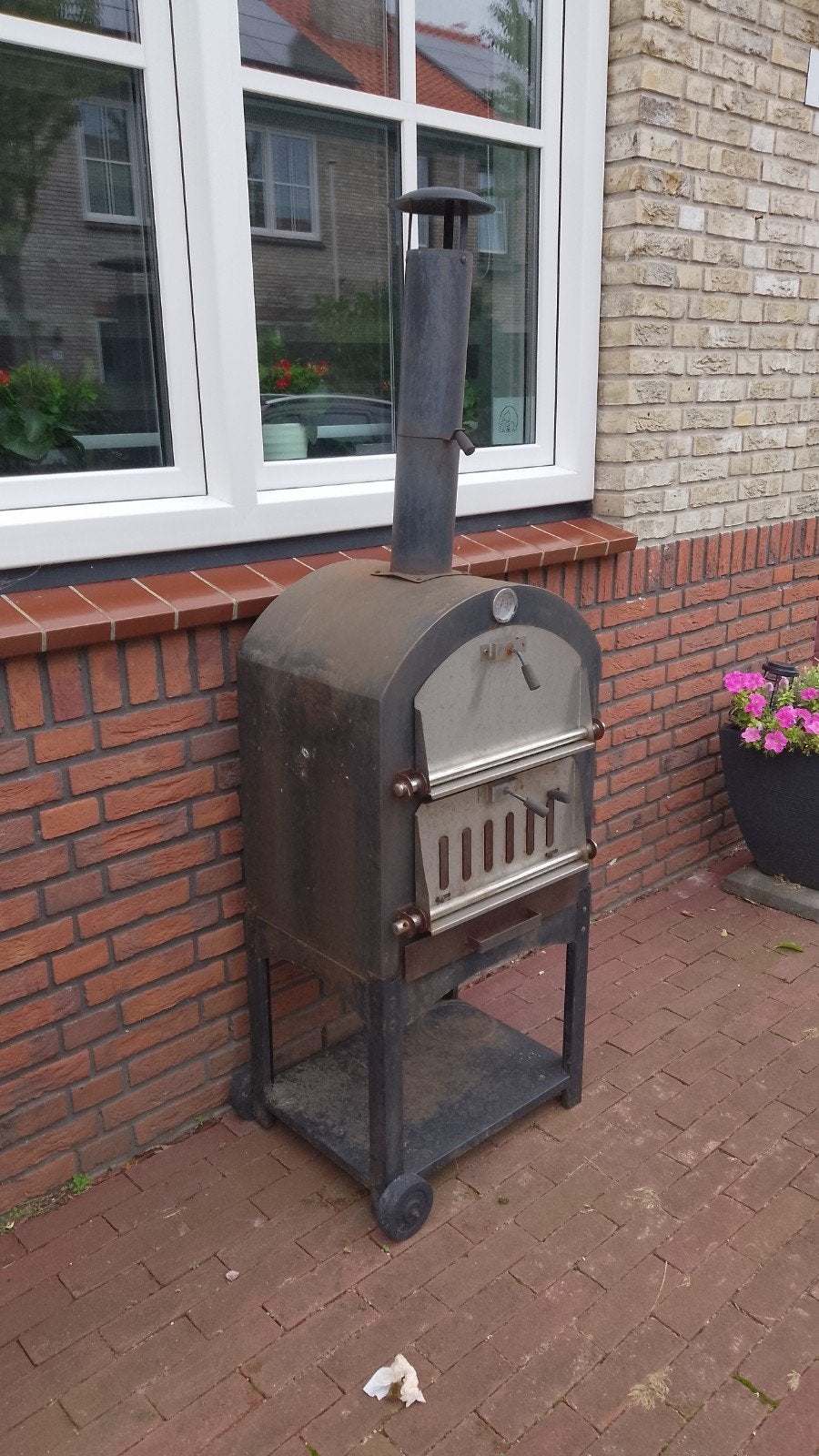 pizzaoven houtkachel bbq tuinmeubel, Ophalen of Verzenden