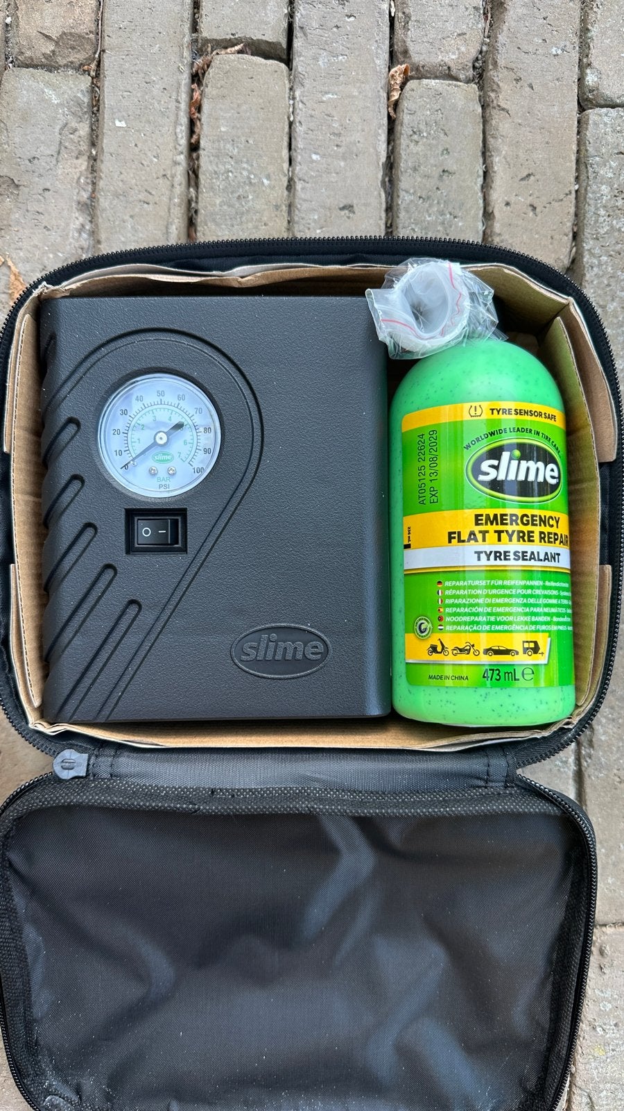 Slime Smart Repair Compressor Set 50050 - Banden reparatie, Ophalen of Verzenden, Nieuw