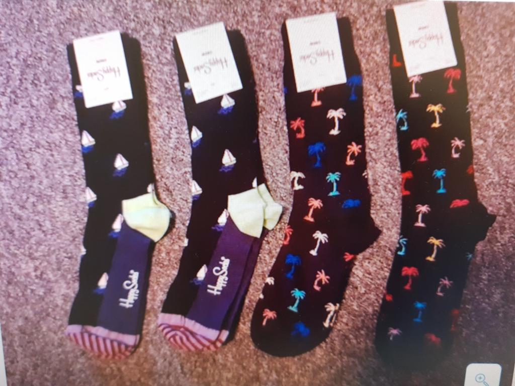 Happy socks 4 paar maat 40-46, Overige kleuren, Ophalen of Verzenden, Happy Socks, Nieuw