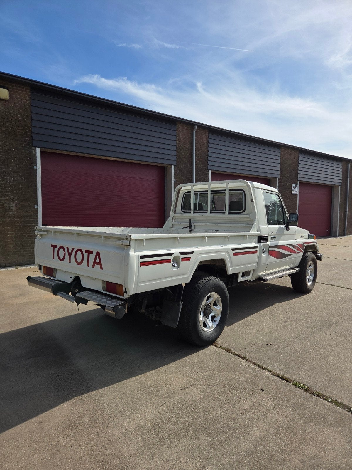 Toyota Landcruiser hzj79 airco 1hz diesel pick up, Auto's, Wit, Particulier, SUV of Terreinwagen, 6 cilinders