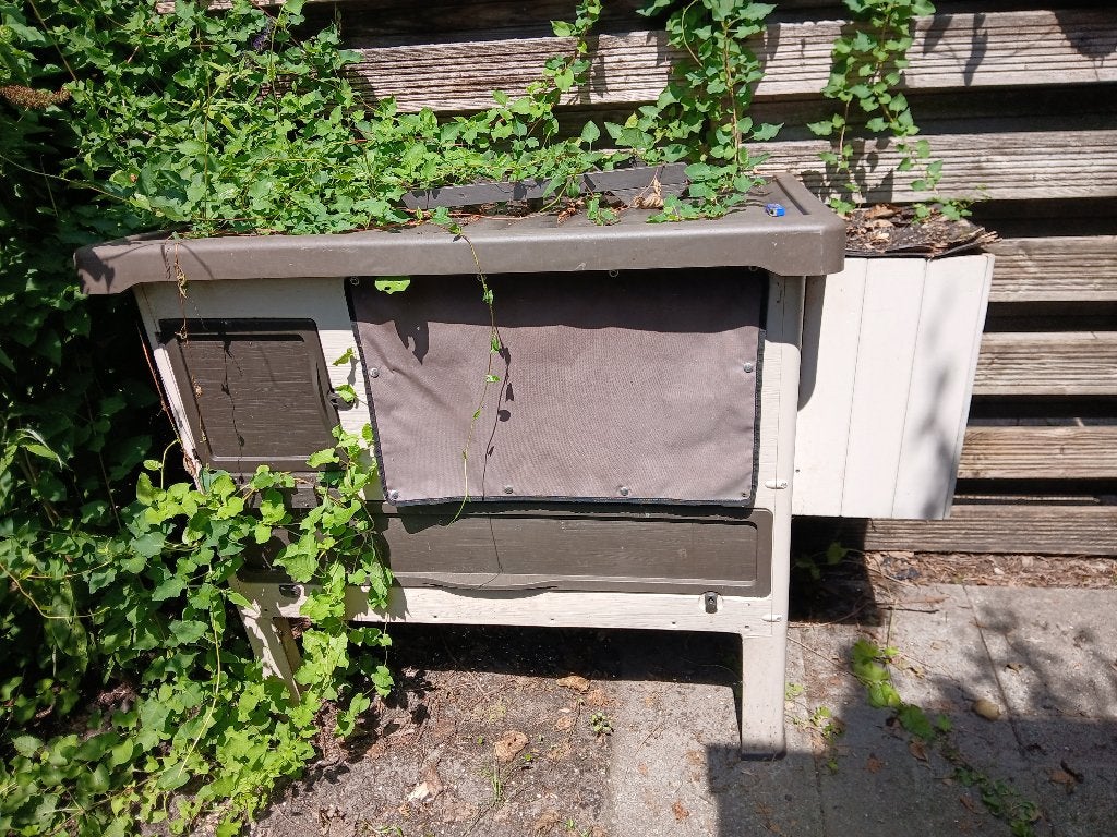 Klein Kippenhok/Konijnenhok Te Koop, Dieren en Toebehoren, Ophalen, 90 cm of meer, Konijn, Hok