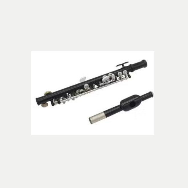 Luxe Piccolo in C half size fluit met koffer en accessoires, Muziek en Instrumenten, Blaasinstrumenten | Dwarsfluiten en Piccolo's