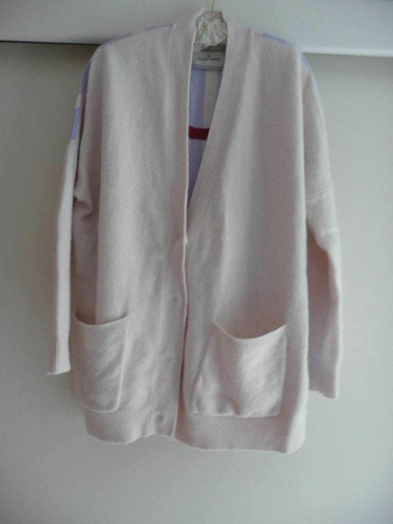 By Malene Birger vest wit zijde wol angora oversized S 36 38, Ophalen of Verzenden, Zo goed als nieuw, Maat 36 (S), Wit