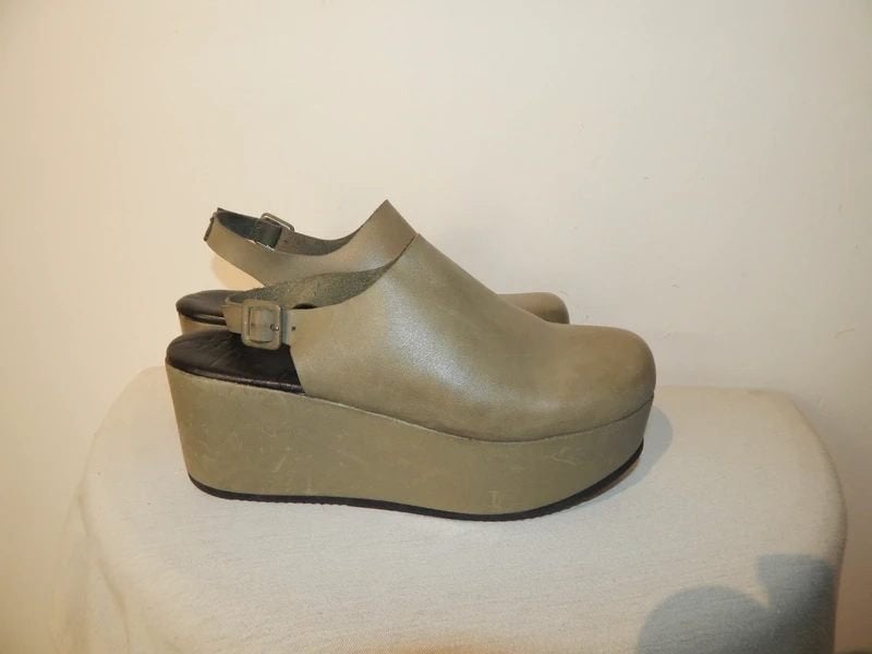 Shabbies Amsterdam klomp look sandalen dikkere zool ZGAN 37, Overige kleuren, Shabbies Amsterdam, Verzenden, Sandalen of Muiltjes