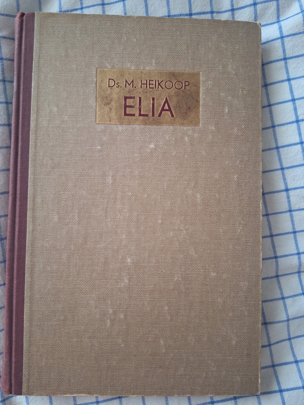 Elia: Twaalf Bijbellezingen door Ds. M. Heikoop (1949), Antiek en Kunst, Ophalen of Verzenden, Ds. M. Heikoop