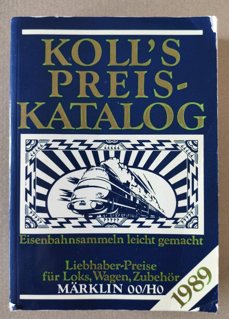 Koll's prijscatalogus 1989 Märklin H0, Wisselstroom, Gebruikt, Märklin, Boek, Tijdschrift of Catalogus