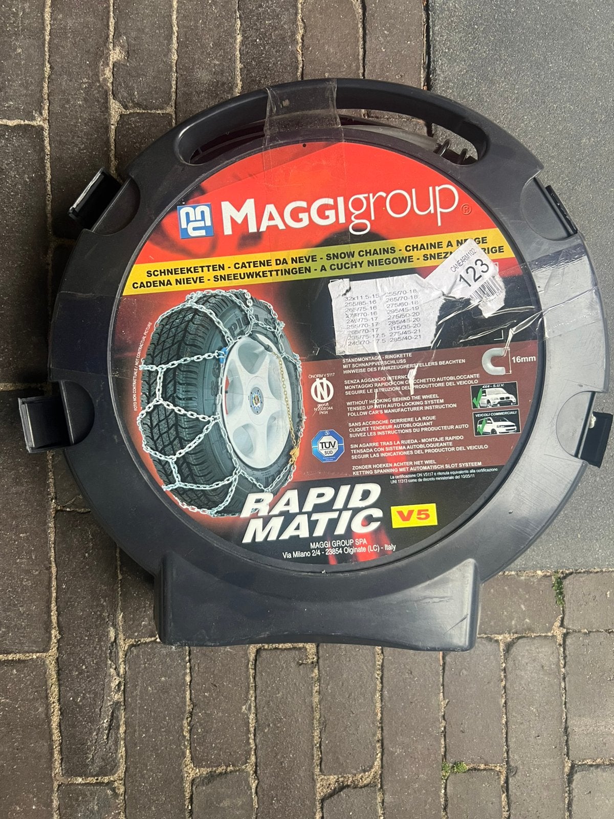 MaggiGroup Rapid Matic V5 Sneeuwkettingen, Auto diversen, Sneeuwkettingen, Ophalen of Verzenden, Zo goed als nieuw