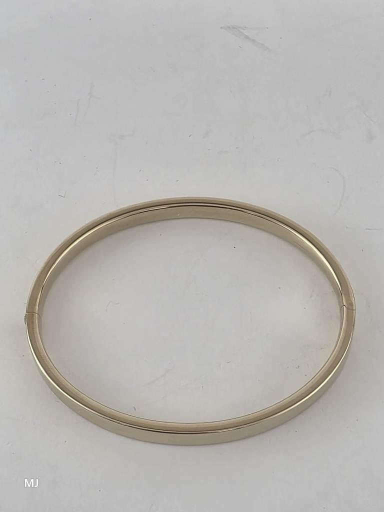 Gouden slavenarmband, vlak                               G16, Gebruikt, ., Ophalen of Verzenden, .