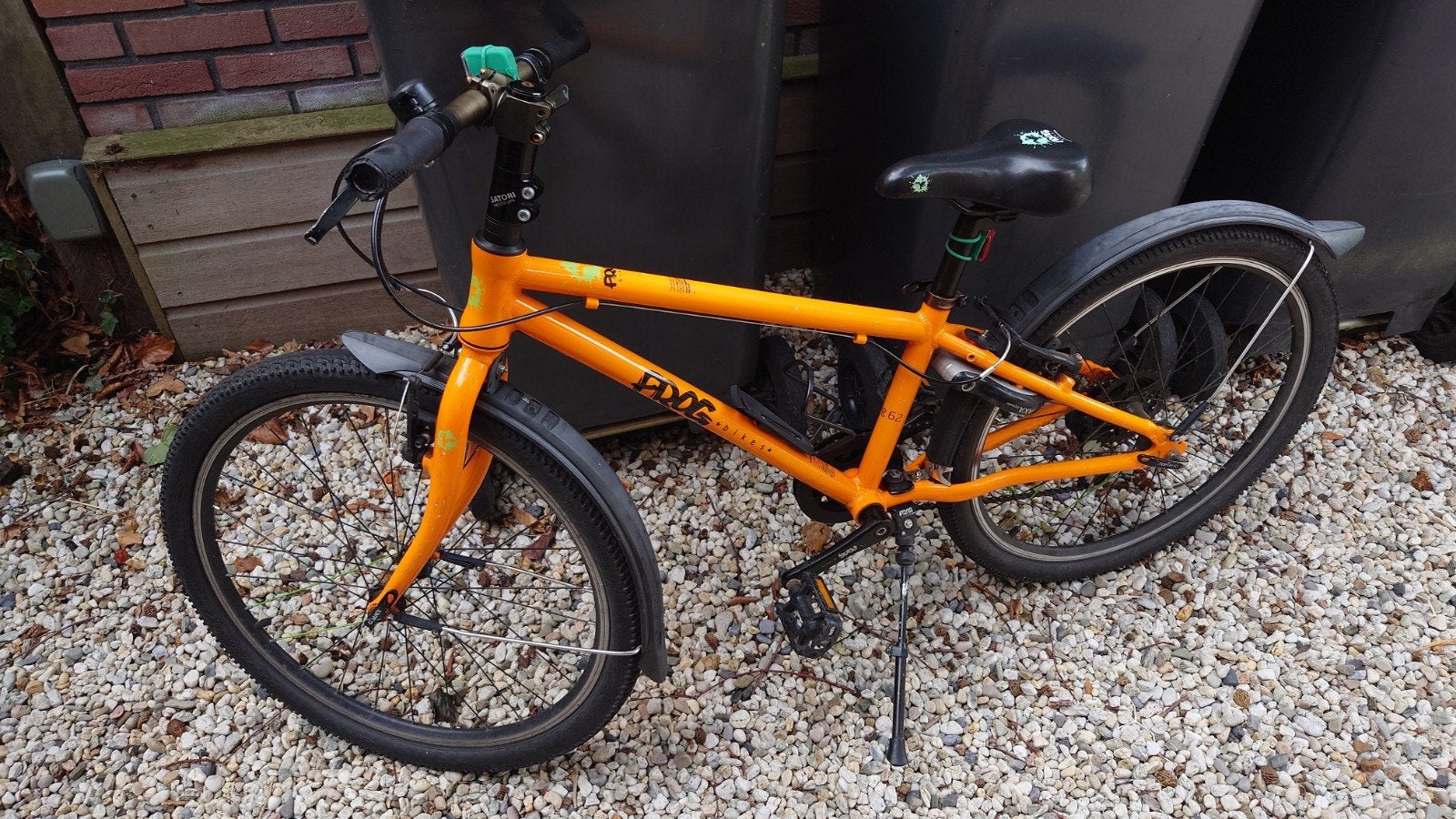 Frog bike fiets 62 (24 inch mountainbike) oranje, Ophalen, Gebruikt, Staal, 24 inch of meer