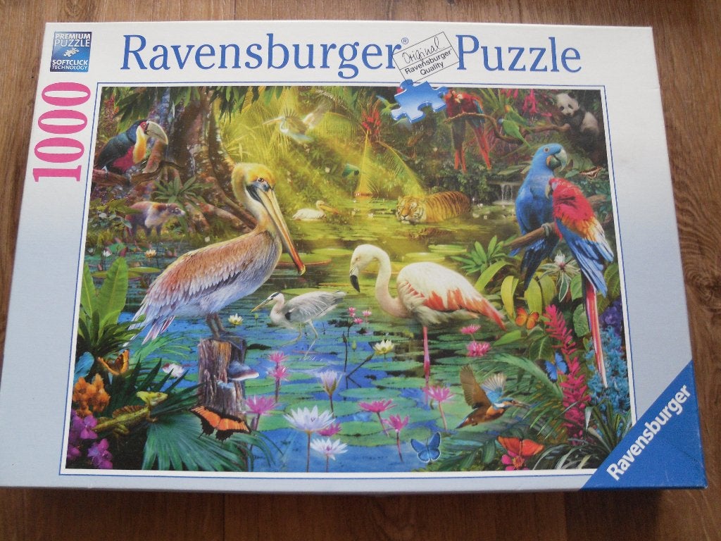 25 puzzels van 1000 stukjes (prijzen zie omschrijving), Ophalen of Verzenden, 500 t/m 1500 stukjes, Gebruikt, Legpuzzel