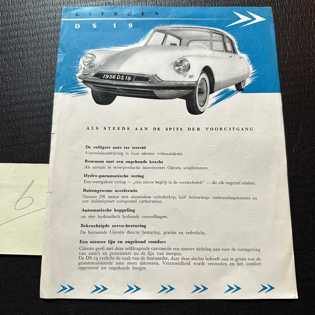 #6) CITRÖEN DS19 - 1956, Verzenden, Gelezen, Citroën