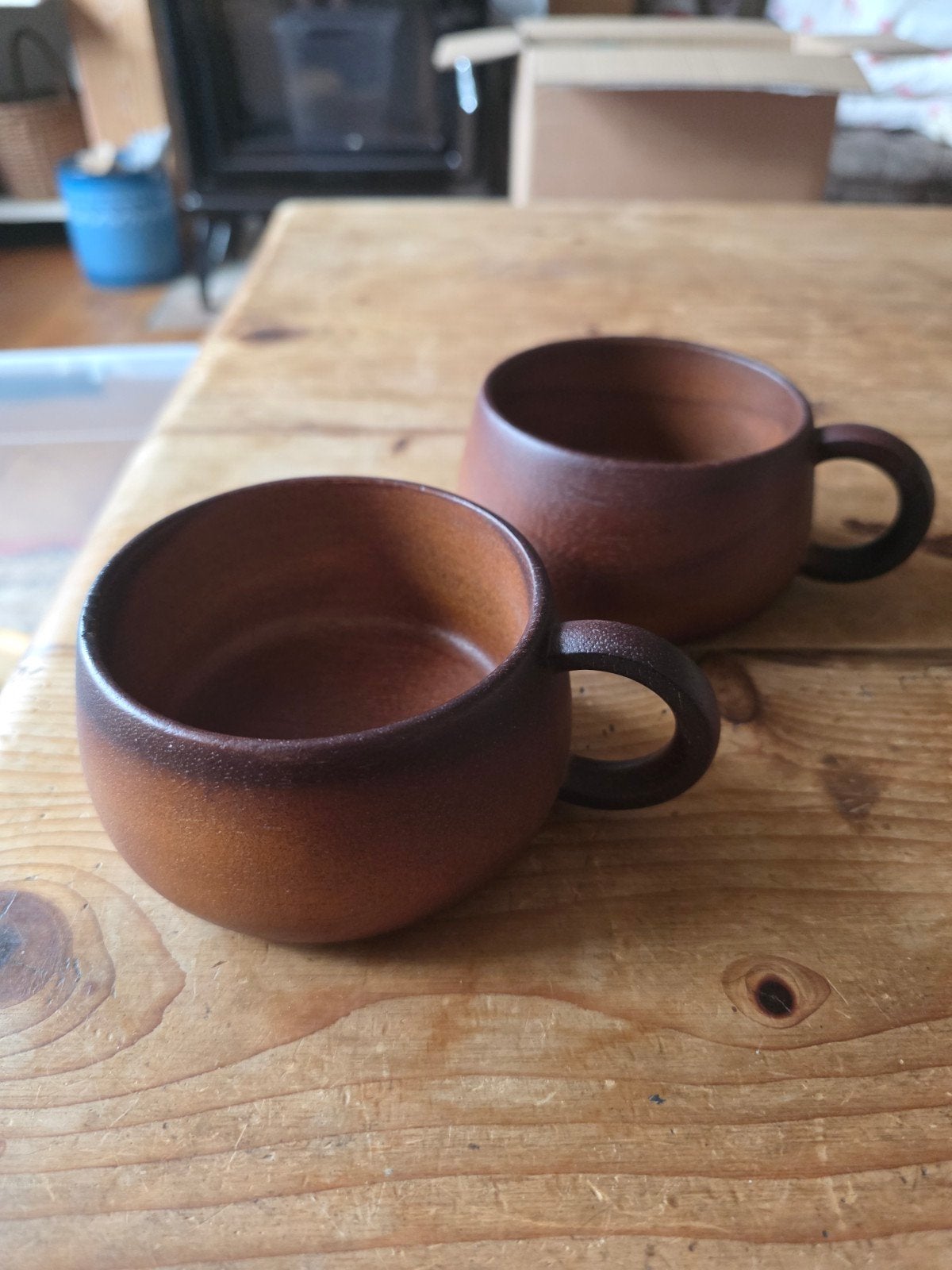 Nieuwe houten mokken - Set van 2, Overige typen, Hout, Nieuw, Ophalen of Verzenden