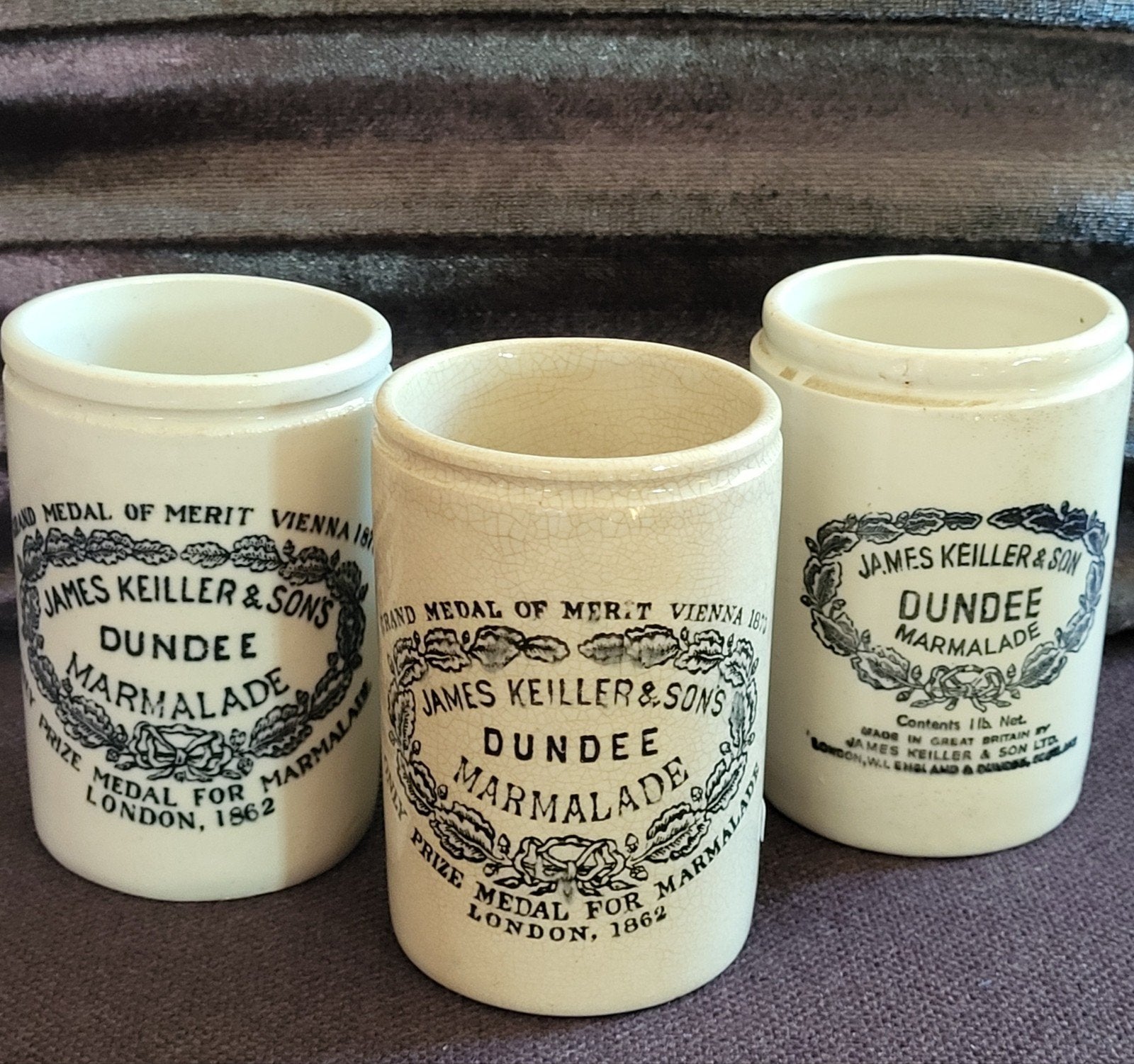 Set antieke Dundee Marmelade potten - by Anno Toen, Ophalen of Verzenden