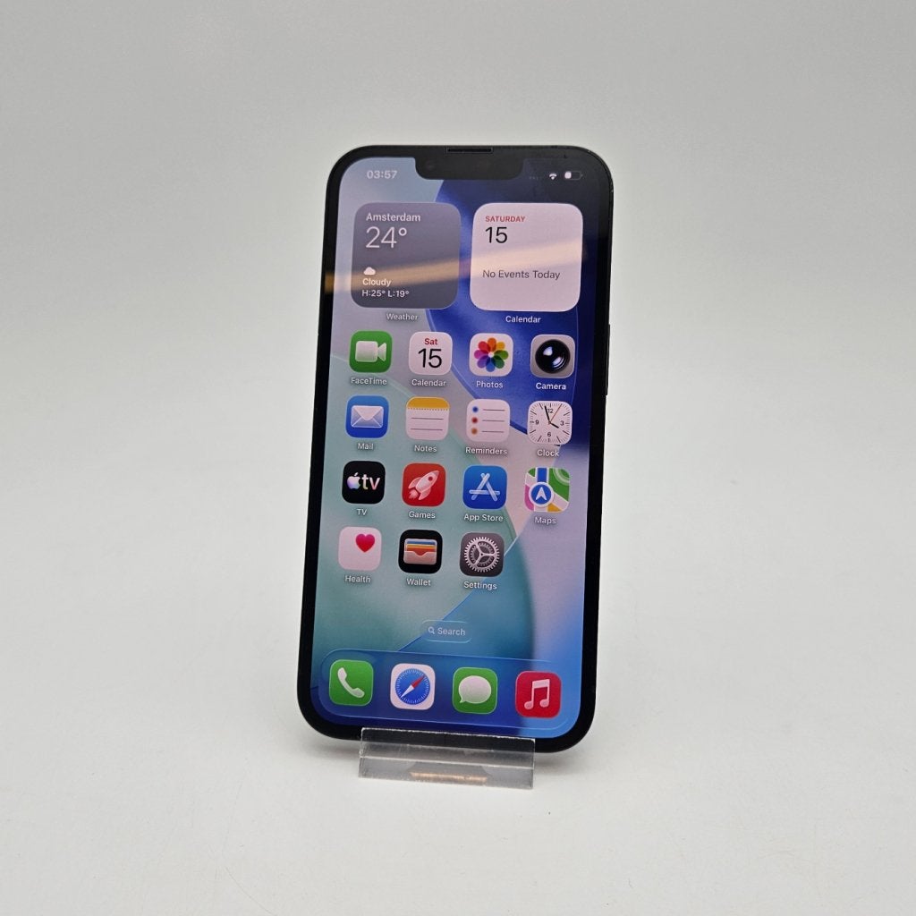 iPhone 13 128GB Midnight in Goede Staat - Batterij 100%, Apple, Gebruikt, Support@apple.com, One Apple Park Way
Cupertino, CA 95014
United States
