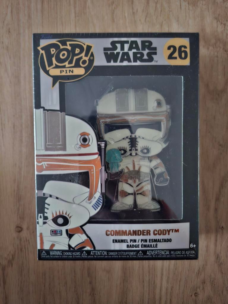 Funko Pop! Pin Star Wars Commander Cody #26, Ophalen of Verzenden, Nieuw, Overige typen