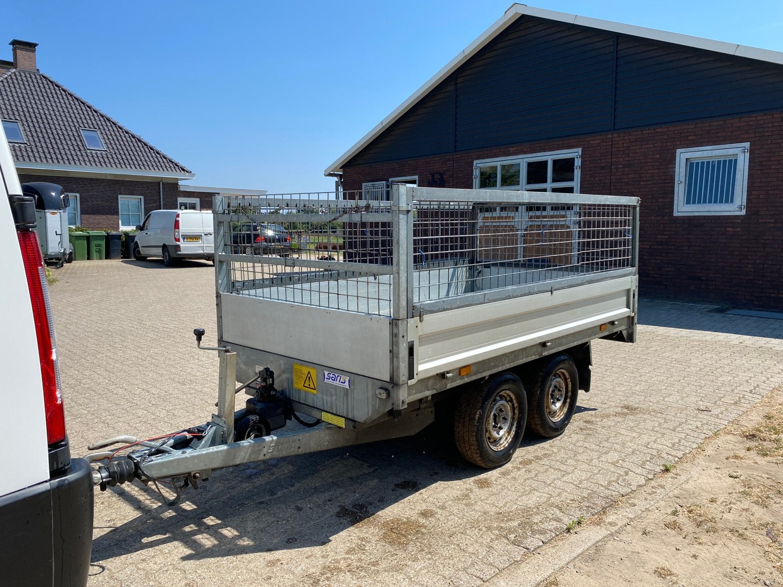 Kipper, 100 liter of meer, Ophalen, Zo goed als nieuw, Transportkar