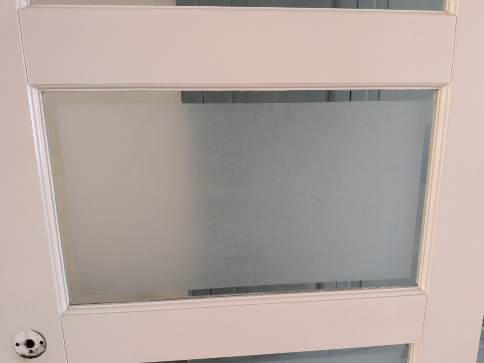 cando 2b04 glasset 4x satijn facet 60x34cm, Ophalen, 80 tot 100 cm, Binnendeur, Glas