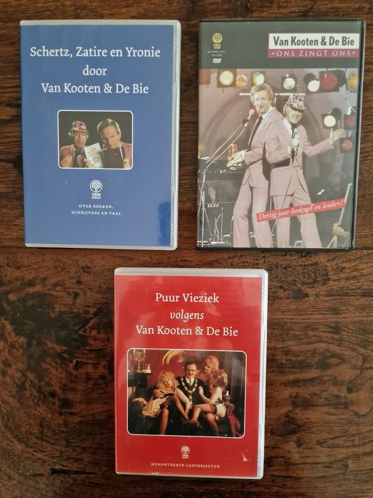 3 DVD's   -  Van Kooten & De Bie, Gebruikt, Alle leeftijden, Boxset, Ophalen of Verzenden