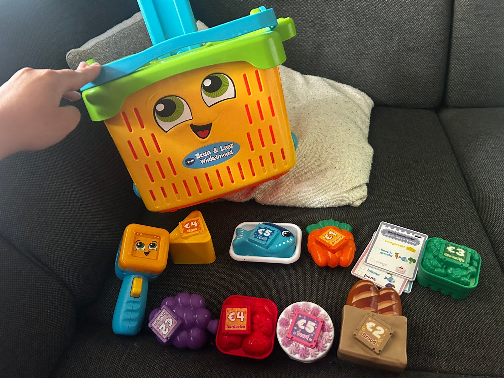 V tech winkelmand, Kinderen en Baby's, Speelgoed | Vtech, Ophalen, Zo goed als nieuw, 6 maanden tot 2 jaar