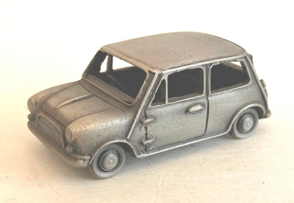 Mini Cooper *Sixties Classics* PEWTER 1:60., Ophalen of Verzenden, Zo goed als nieuw, Auto