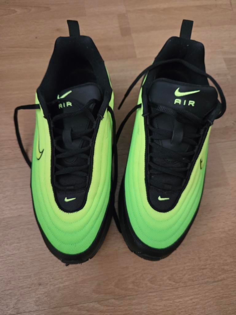 Nike Air Max sneakers - Neon Groen/Zwart, Overige kleuren, Nike Air Max, Ophalen of Verzenden, Gespschoenen